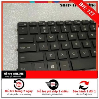 Bàn phím laptop dell xps 9550 9560 7558 7568 5510 5520 5530 zin - có đèn led