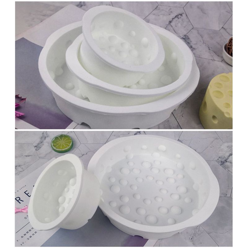 Khuôn Làm Bánh Chống Dính Hình Tròn 4 / 6 / 8 Inch
