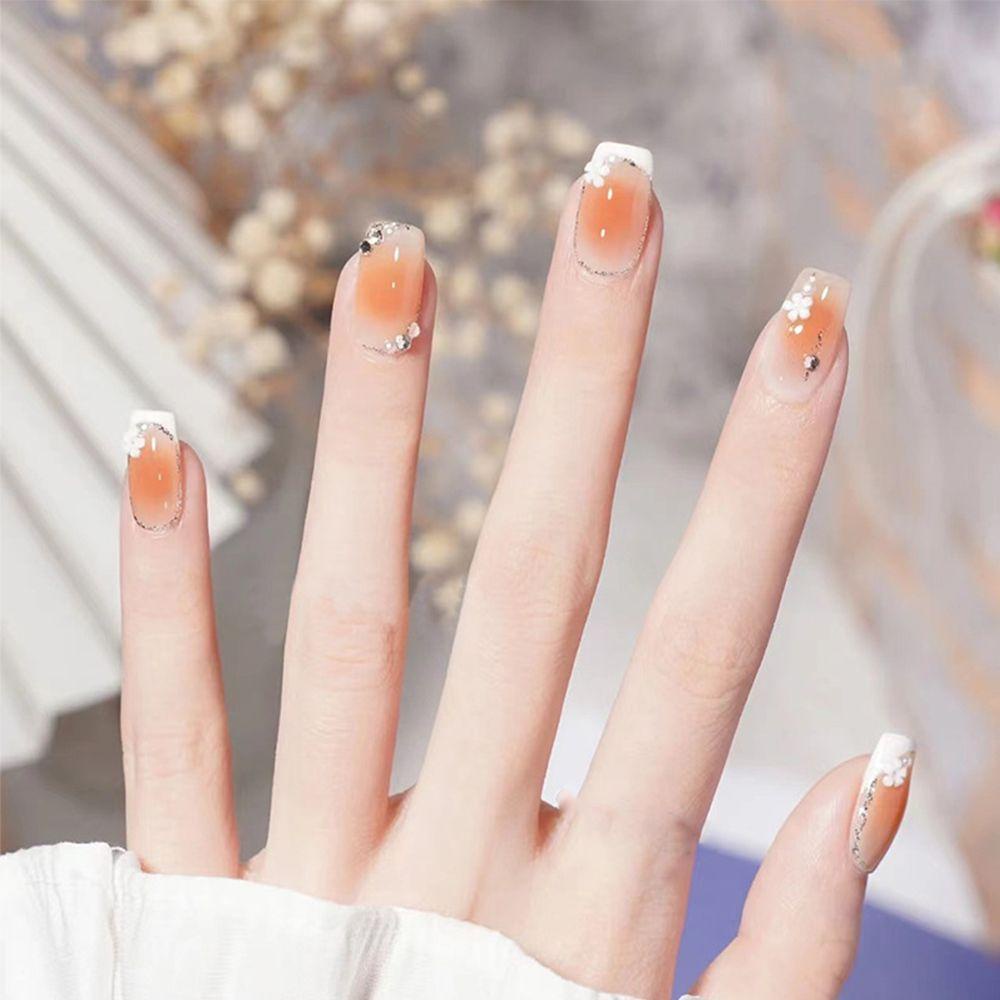 EUCA Hộp 24 Móng Tay Giả Che Phủ Toàn Diện