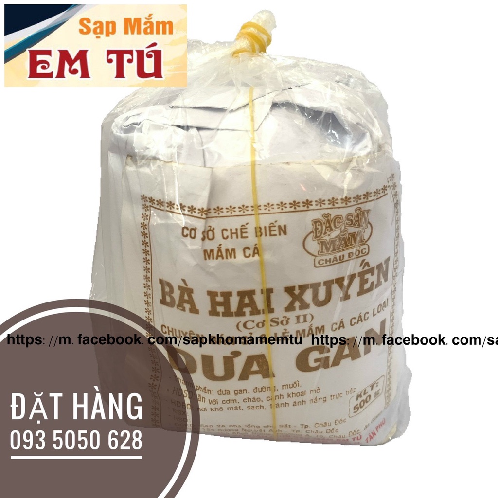 Mắm Dưa Gang, Mắm Đu Đủ BÀ HAI XUYẾN