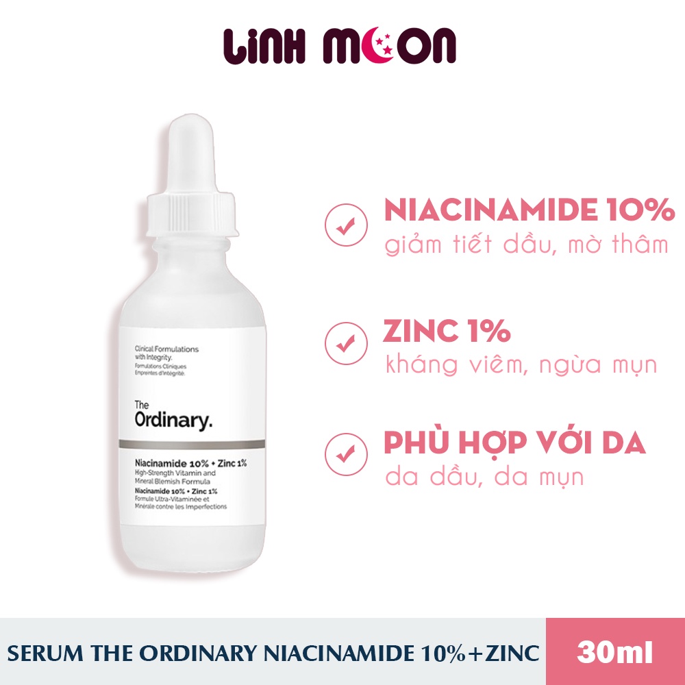 Tinh Chất Serum THE ORDINARY Niacinamide 10% + Zinc 1%