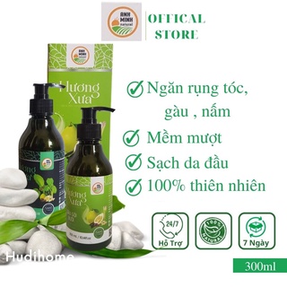 Dầu gội thảo mộc Hương Xưa giảm rụng tóc, gàu ngứa, kích thích mọc tóc – Hudihome