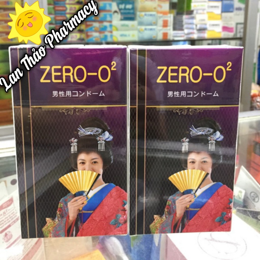 Bao cao su Zero O2 Nhật Bản siêu mỏng giá tốt