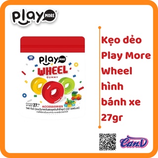Kẹo dẻo Play More Wheel hình bánh xe 27gr