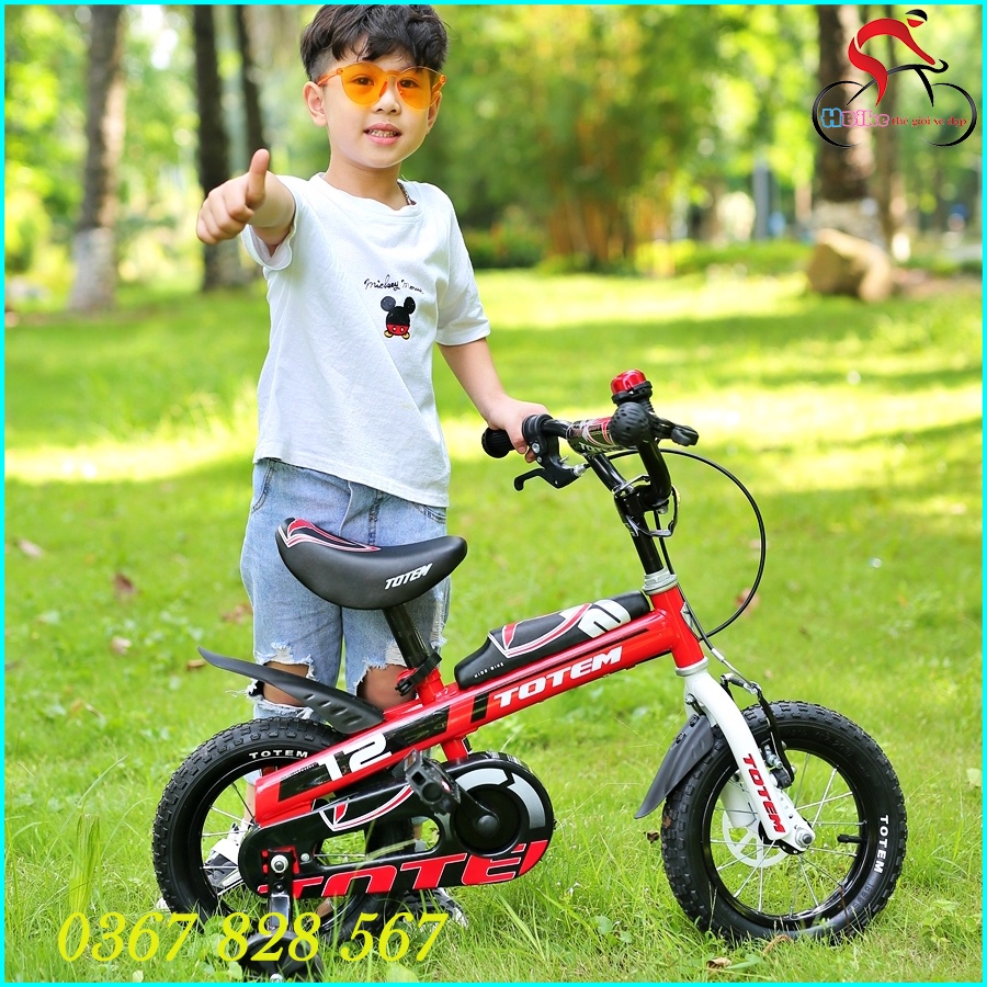 Xe Đạp Cho Bé Từ 2-5 Tuổi Totem 903, Xe Thể Thao Cho bé, Siêu Phong Cách. Cam Kết Hàng Nhập Khẩu Nội Địa Đài Loan.