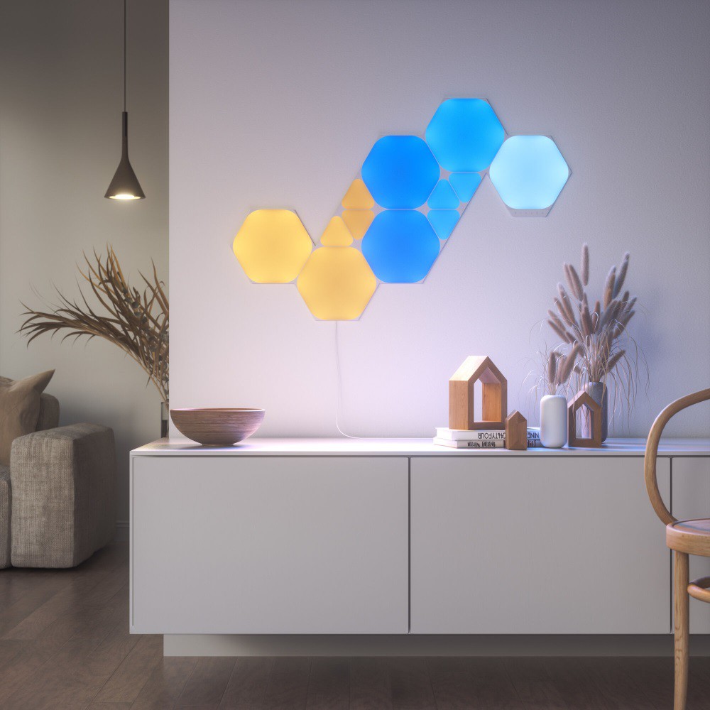 Nanoleaf Shapes Mini Triangle Extra Kit – Bộ đèn mở rộng tam giác nhỏ, 10 miếng