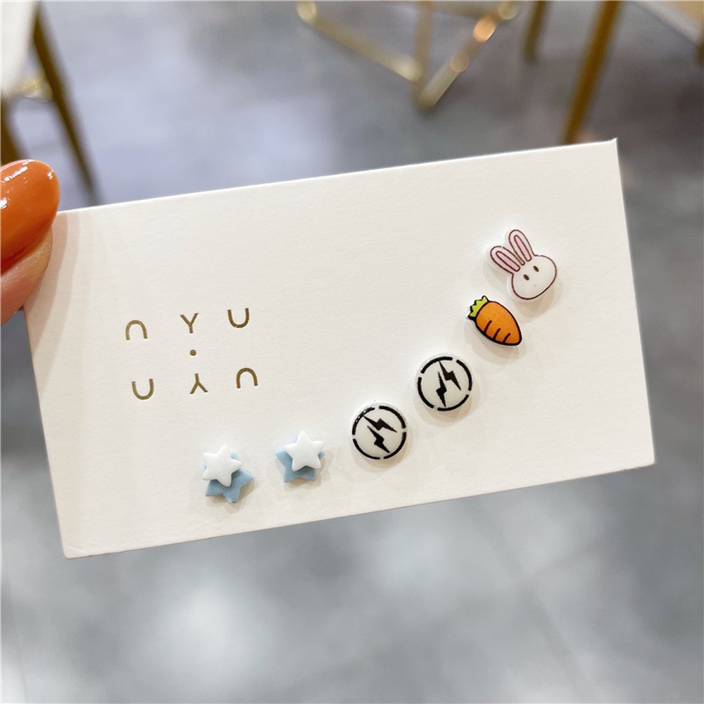 Bông Tai Mạ Bạc 925 Hình Trái Tim Dễ Thương 2021