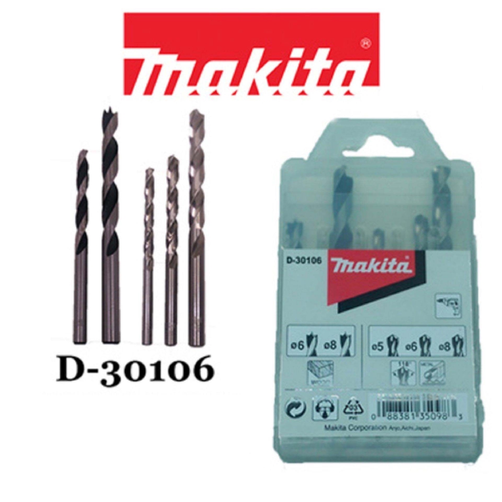 Bộ mũi khoan gỗ và sắt 5 mũi Makita D-30106