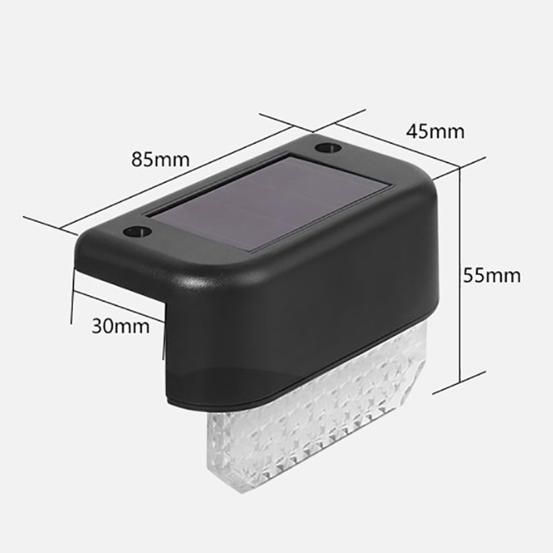 1 Đèn LED Năng Lượng Mặt Trời Chống Thấm Nước Gắn Cầu Thang Ngoài Trời
