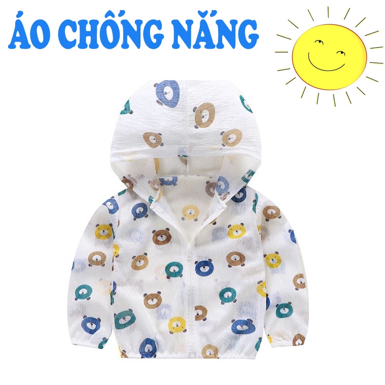 (8-19kg) Áo chống nắng cho bé trai và bé gái QATE560 QATE936