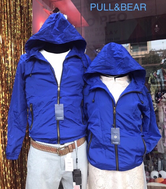 Áo khoác dù thời trang nam nữ Pull &amp; Bear