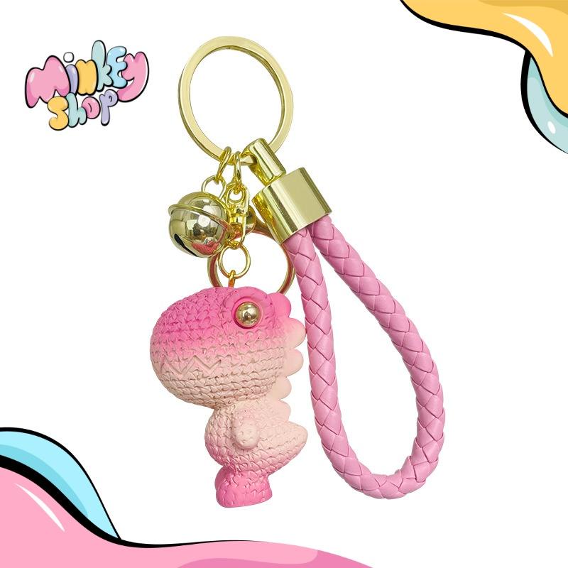 Móc Khóa Khủng Long Tượng Dễ Thương Với Nhiều Màu Lựa Chọn Độc Đáo, Phụ Kiện Túi Xách Dễ Thương 02MKKL- Minkey