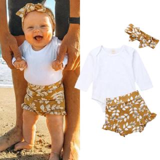 ◕ω◕Baby Girl Summer 3PCS Set Outfit Clothes