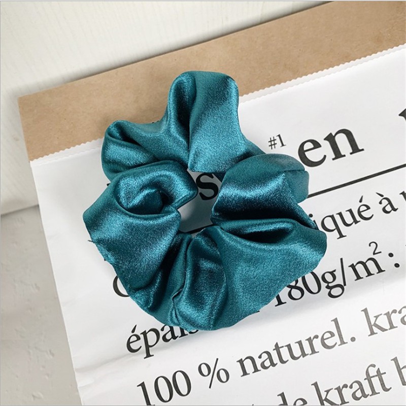 Dây Buộc Tóc Scrunchies Vải Phi Bóng Hot Trend Dễ Thương Nhiều Màu 186 - Ha Song Shop