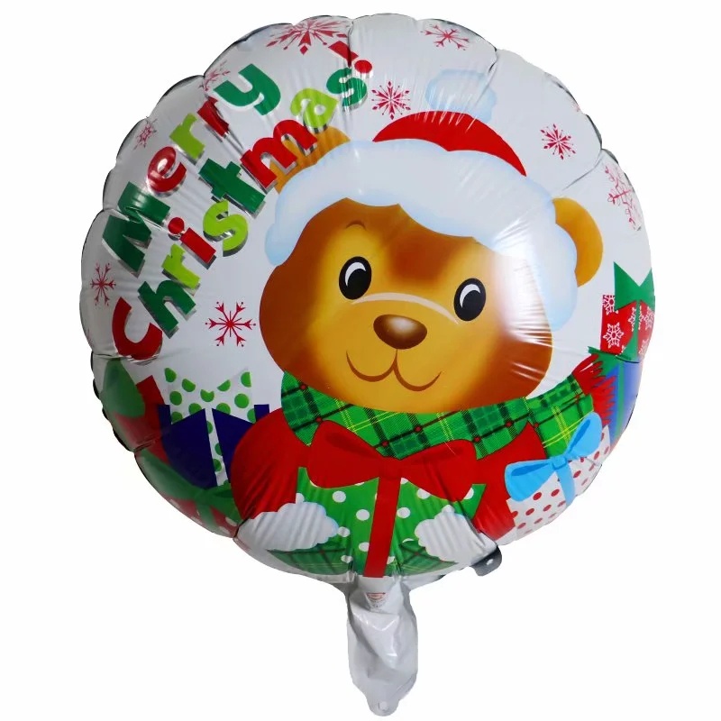 1 Bong Bóng Lá Nhôm Hình Ông Già Noel / Người Tuyết 18 Inch Trang Trí Tiệc Giáng Sinh
