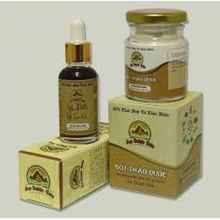 Serum và Bột Thảo Dược An Dược Sơn Combo Sạch Mụn Sạch Sẹo Tận Gốc