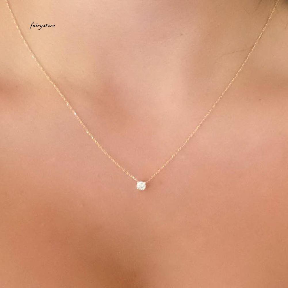 Vòng cổ ĐíNh Đá Zircon Giả Sang TrọNg
