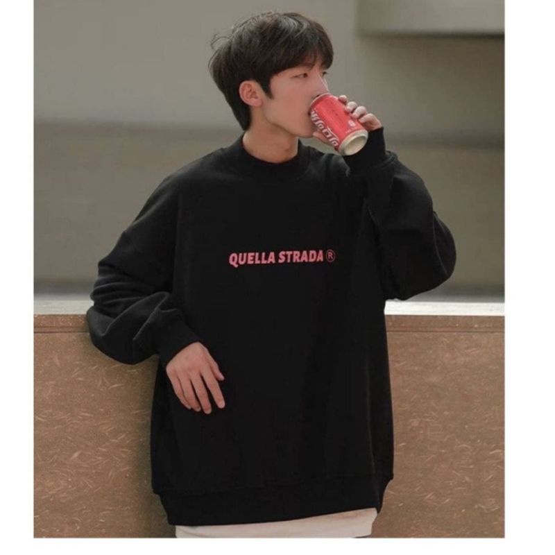 Áo sweater Quella strada nỉ thu đông mềm mịn dày dặn,form rộng phong cách unisex | BigBuy360 - bigbuy360.vn