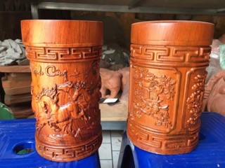 Hộp đựng chè gỗ hương