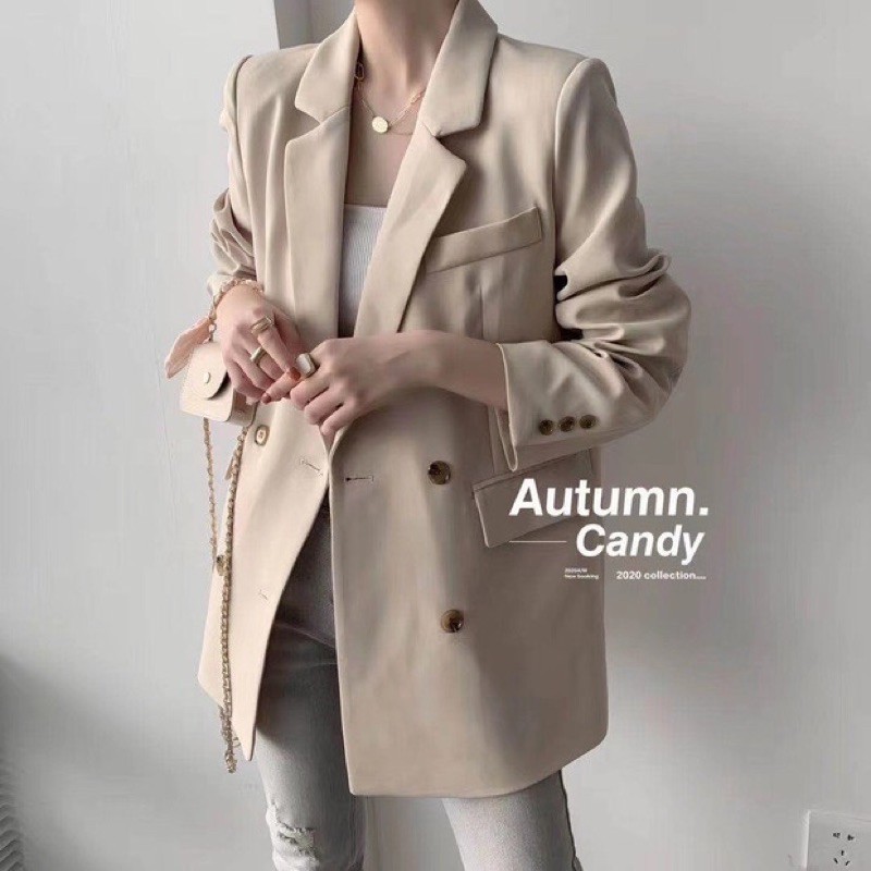 (VIDEO) ÁO KHOÁC NỮ ÁO BLAZER KÈM TÚI MINI 3 MÀU