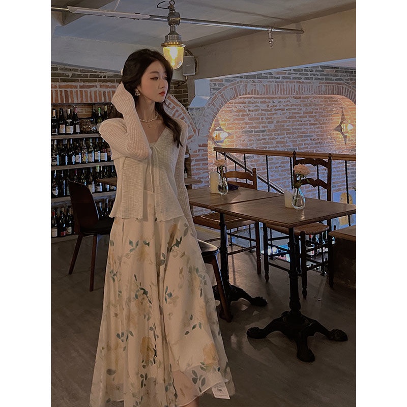 Áo Khoác Cardigan Dệt Kim Tay Dài Thời Trang Mùa Hè Dành Cho Nữ