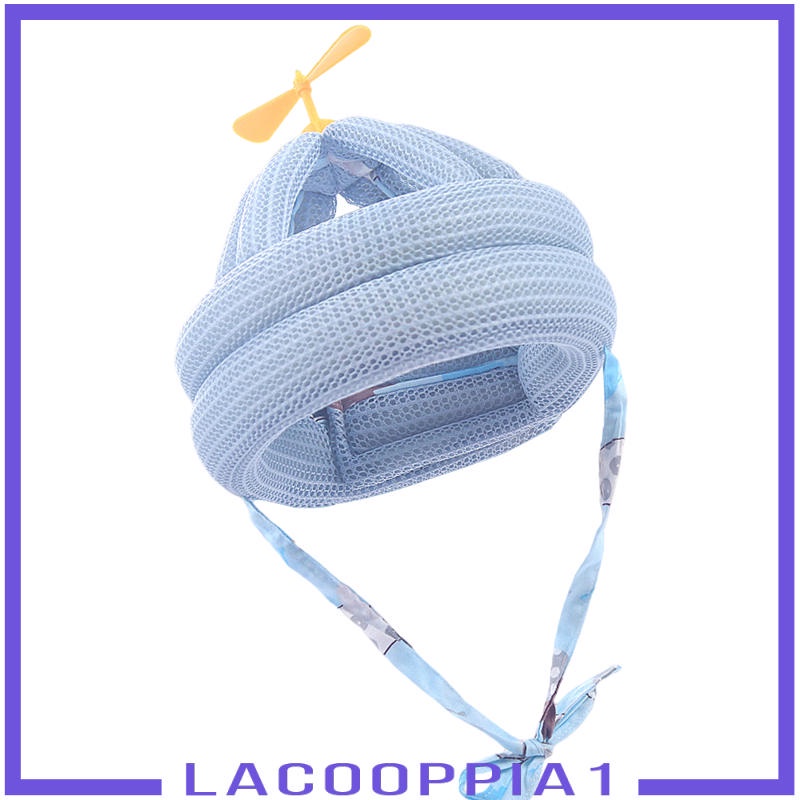 Mũ Bảo Vệ Đầu Bằng Cotton Mềm Thoáng Khí Chống Va Chạm An Toàn Cho Bé Tập Bò 8 Tháng Đến 5 Tuổi Lacooppia1