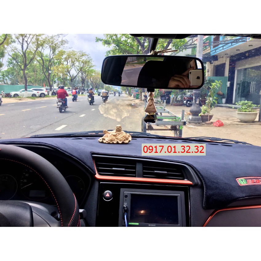 Thảm taplo Honda Brio 2018-2022 đế chống trượt