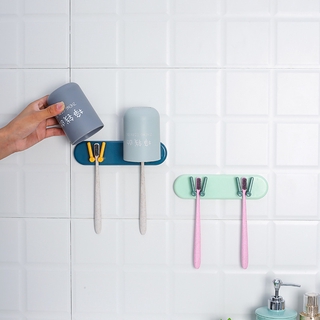 Toothbrush holder, cup holder, bathroom wall-mounted bathroom storage hook