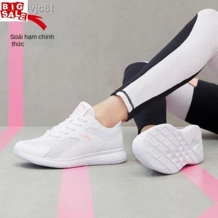 Giày chạy Anta nữ mùa thu tân sinh viên nhẹ đế mềm thể thao bình thường 625553S ' !! < * :