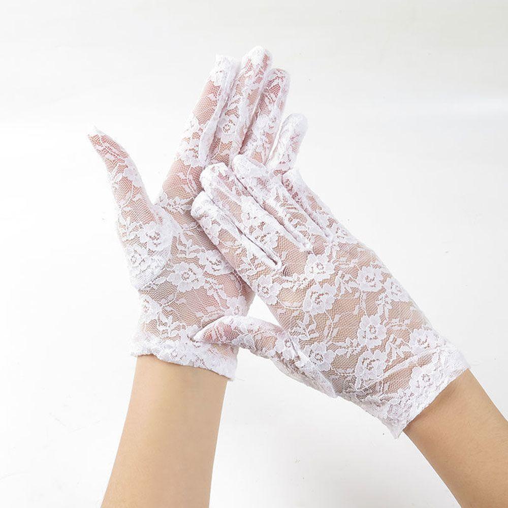 Găng Tay Ren Trong Suốt Chống Nắng Phong Cách Lolita