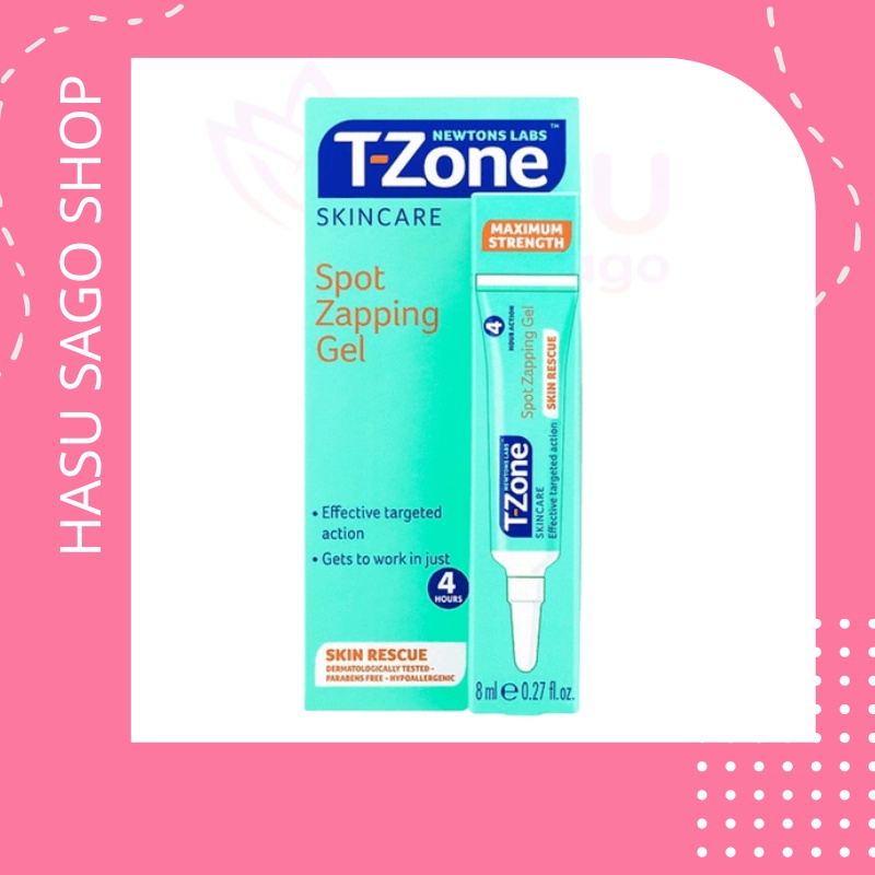 Gel Chấm Mụn Cấp Tốc T-Zone 8ml Skincare Spot Zapping Gel