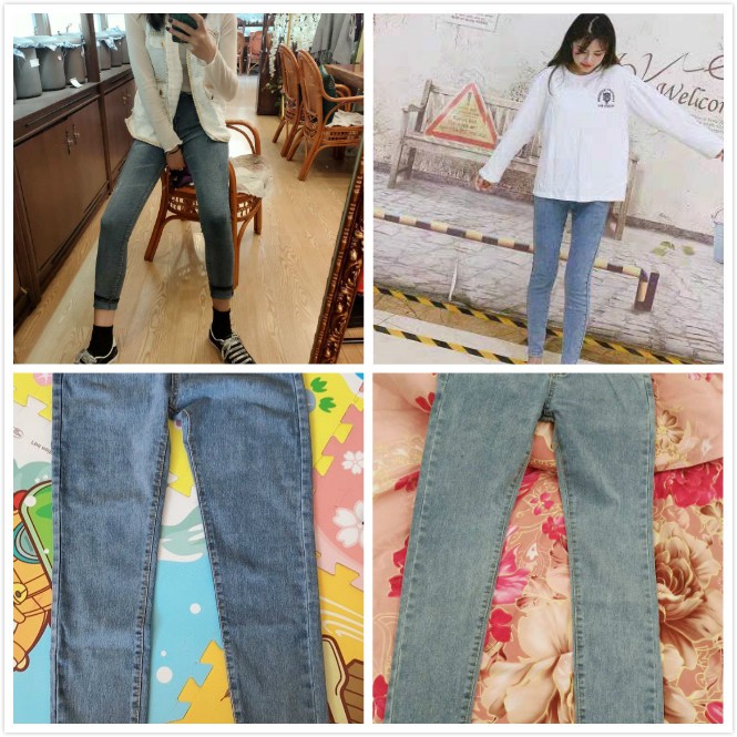 Quần Jean Nữ Lưng Cao Ôm Chân Thời Trang