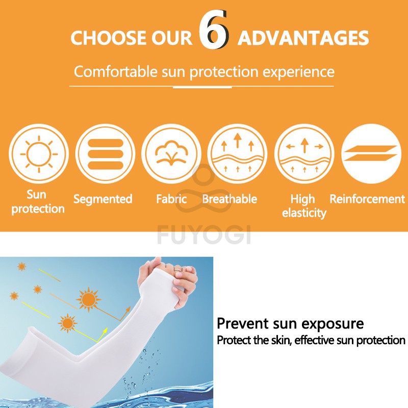 Arm Sleeves Ice Silk Sports Sleeves Summer Essentials Korean Version Of Let's Slim Sun Protection Sleeves Outdoor Riding Driving Gloves Arm Sleeves Cooling Sleeves