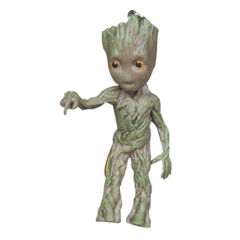 Móc Khóa Hình Nhân Vật Groot Dễ Thương