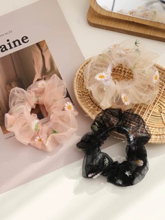 CỘT TÓC SCRUNCHIES - bông cúc