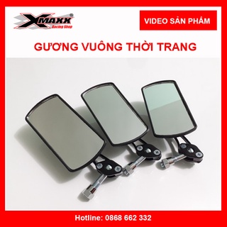 Gương vuông thời trang xe máy
