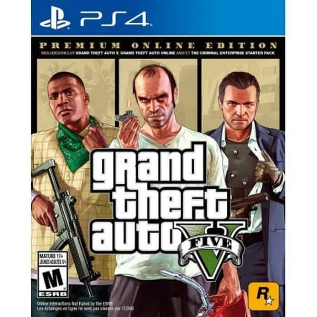 Bộ Máy Chơi Game Ps4 Gta V Grand Theft Auto 5 Reg Chất Lượng Cao
