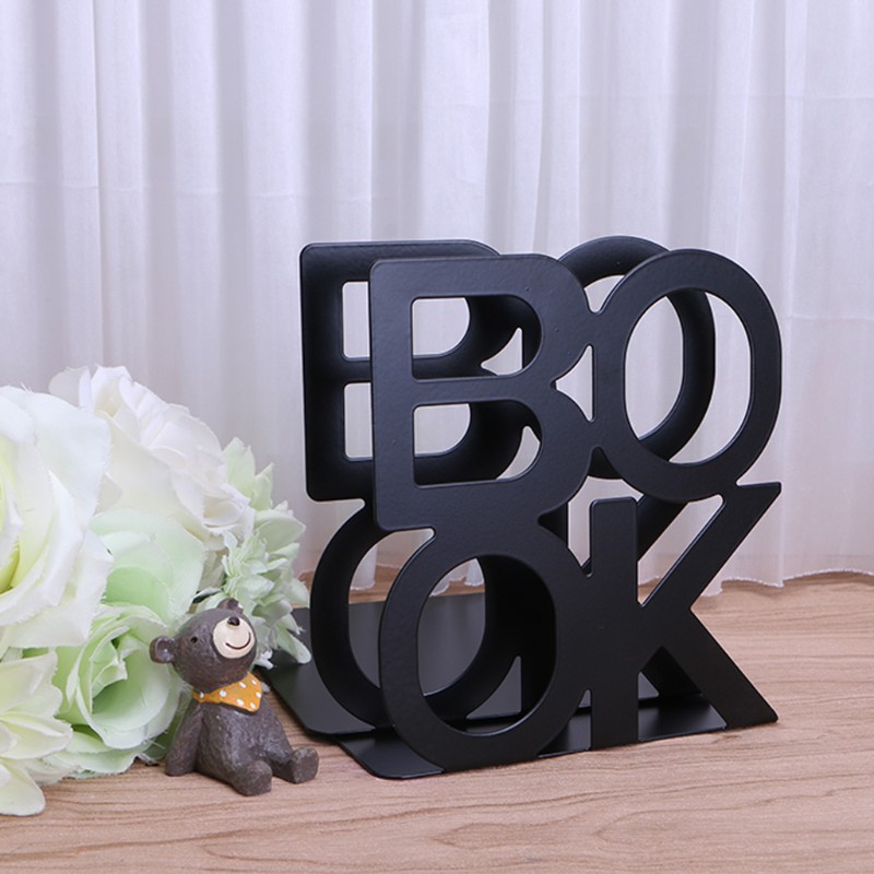 Giá Đỡ Sách Hình Chữ Cái Bằng Kim Loại