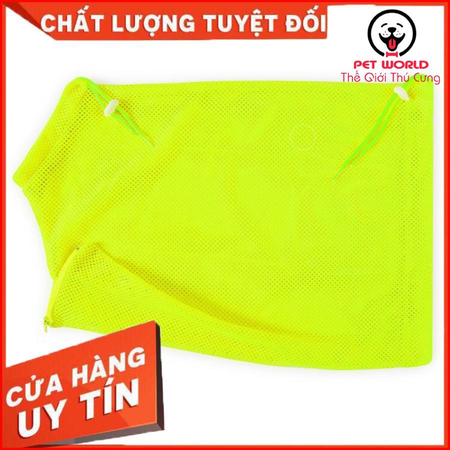 TÚI LƯỚI ĐA NĂNG HỖ TRỢ TẮM MÈO - TÚI LƯỚI TẮM VÀ CẮT MÓNG CHO MÈO