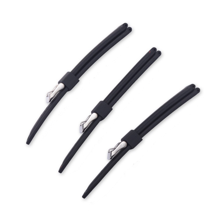 Dây Đeo Đồng Hồ Thể Thao Bằng Silicone Mềm Chống Nước Màu Đen 20mm22mm