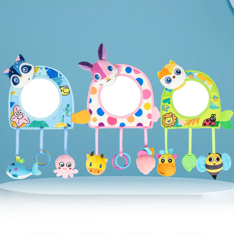 Gương Chiếu Hậu Tựa Đầu Gắn Ghế Ngồi Xe Hơi Tùy Chỉnh An Toàn Cho Bé