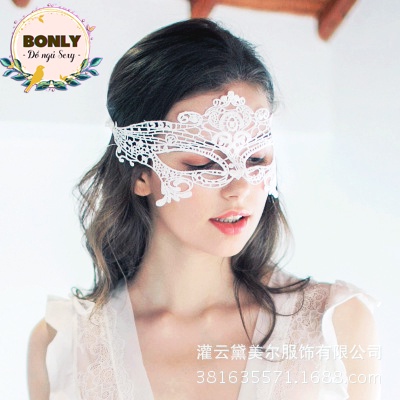 Mặt nạ sexy ren cosplay nữ hoàng, che mắt sexy phong cách cổ điển Châu Âu