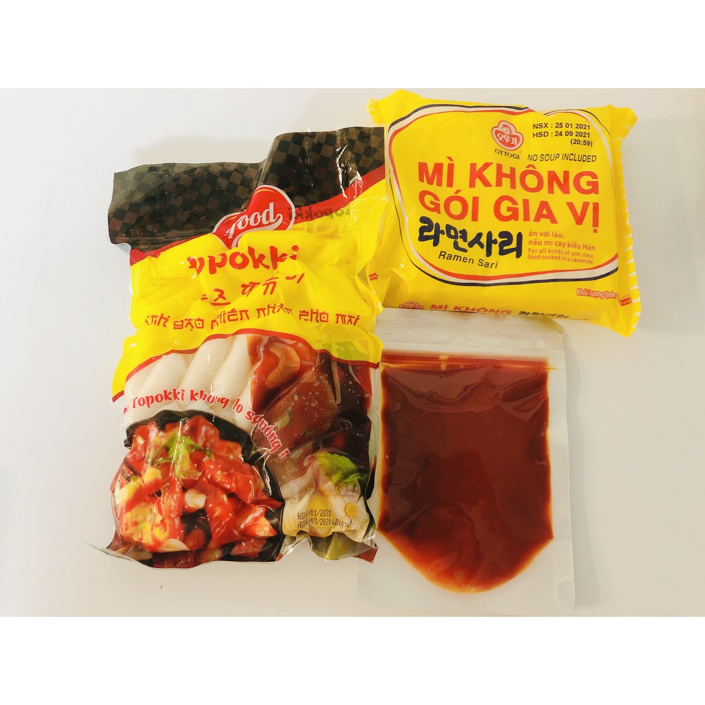 BÁNH GẠO nhân PHÔ MAI JoFOOD KÈM SỐT TƯƠNG