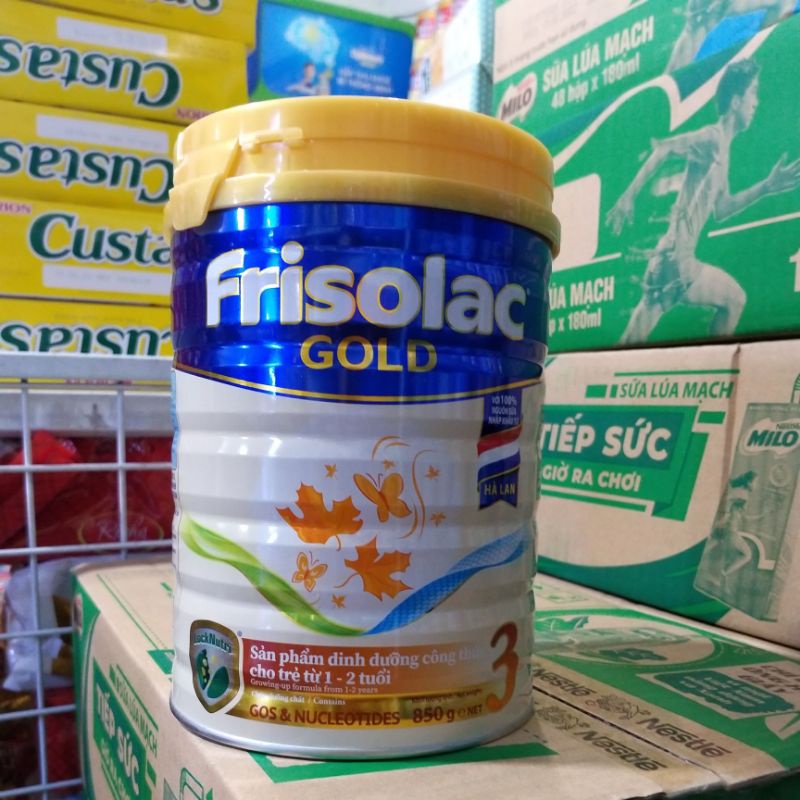 Sữa bột friso gold 3 850g date mới