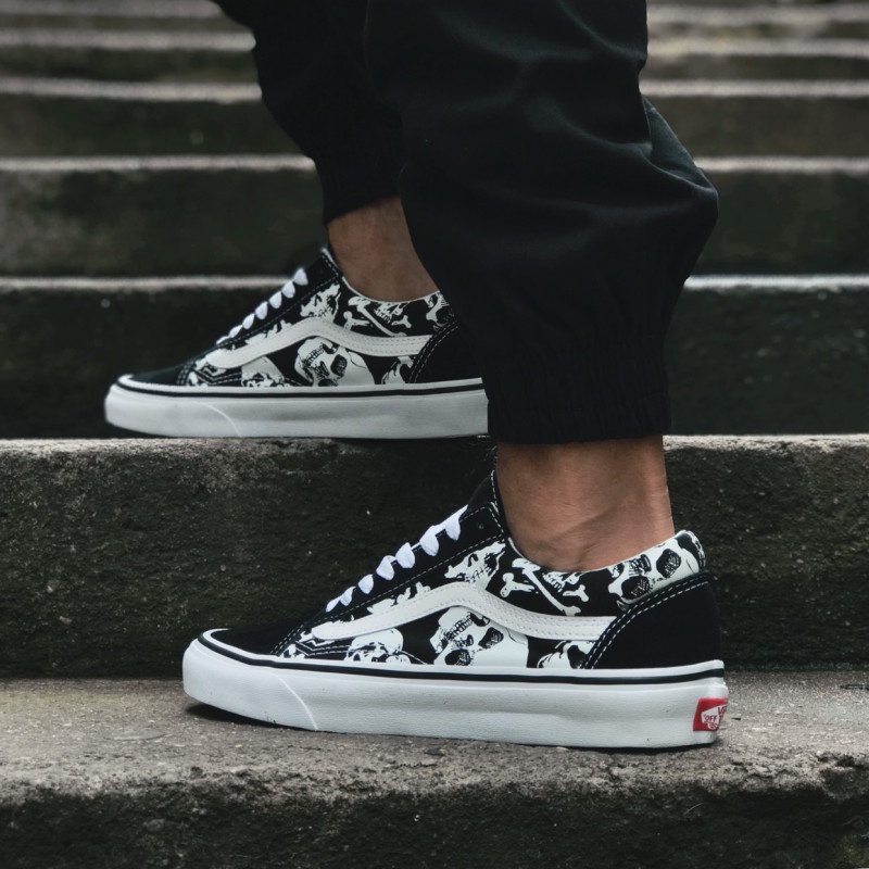 Giày 𝐕𝐀𝐍𝐒 old skool skulls đầu lâu size 36->43 NAM NỮ, Giay sneaker vans bản đẹp