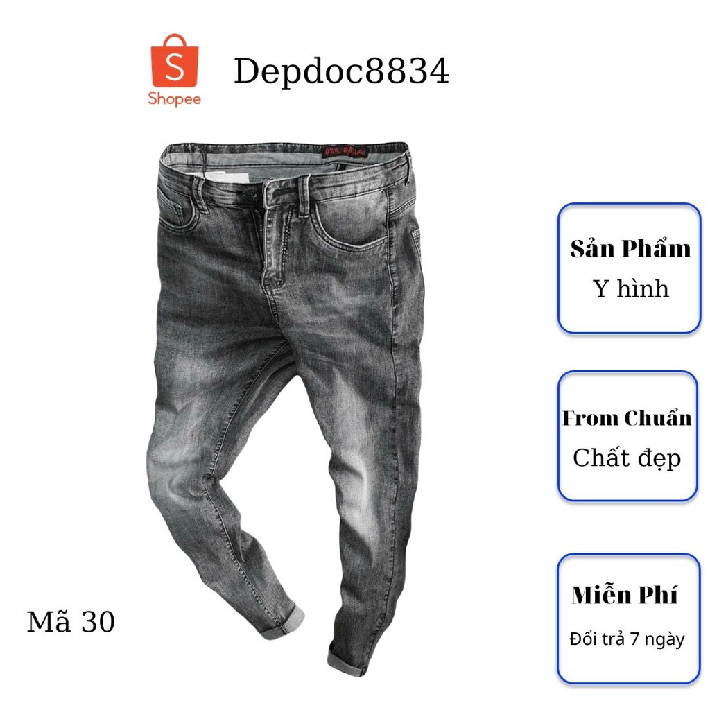 Quần jean nam cao cấp, chất liệu bò ( jean ) mềm mịn, from chuẩn, có nhiều mẫu đẹp mới đi kèm depdoc23 | BigBuy360 - bigbuy360.vn