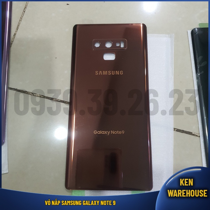 Vỏ nắp lưng điện thoại SAMSUNG Galaxy Note 9 có kính camera và keo sẵn hàng linh kiện - KEN warehouse