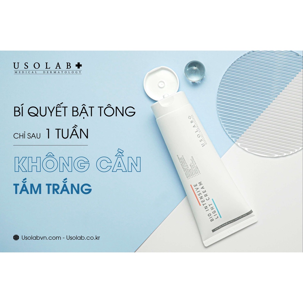 [Mã LTBAUAB24 giảm 7% đơn 99K] Kem truyền trắng da body Usolab Bio Intensive Light Cream 250ml