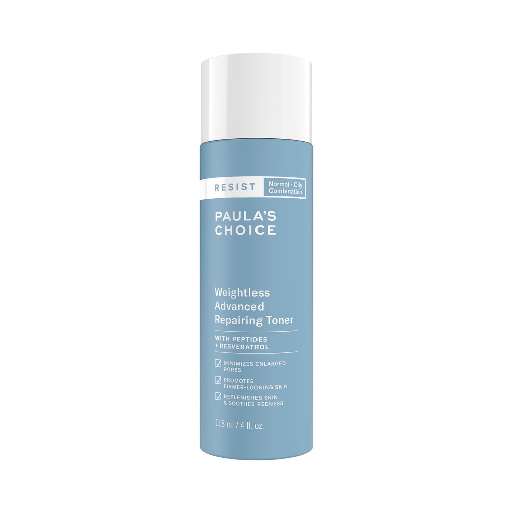 Nước hoa hồng siêu nhẹ sửa chữa hư tổn da lão hóa Paula's Choice Resist Weightless Advanced Repairing Toner 118ml 7780 | BigBuy360 - bigbuy360.vn
