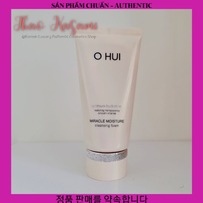 [Tách Set, Có Sẵn] Sữa rửa mặt Ohui Hồng Miracle Móiture Cleasing Foam 160ml